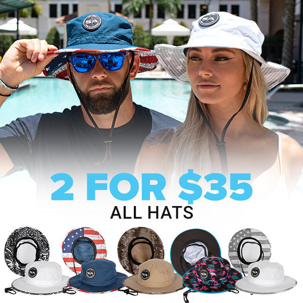 2 BUCKET HATS FOR $35