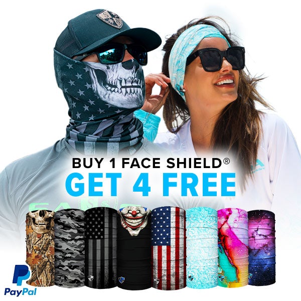 Multi-Use Face Shields®  Fishing outfits, Gangster, Face shield