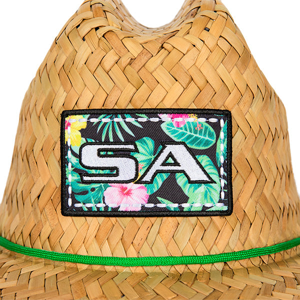 Buffalo Bills Hawaiian Floral Under Brim Straw Hat