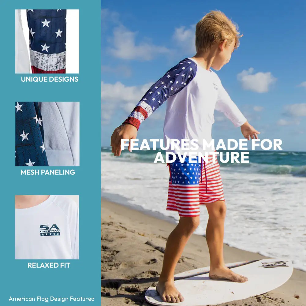 Kid's Hooded Performance Long Sleeve Shirt