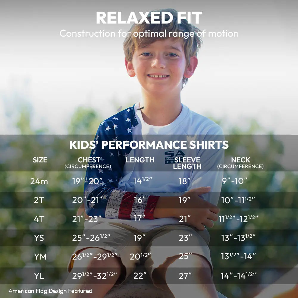 Kid's Hooded Performance Long Sleeve Shirt