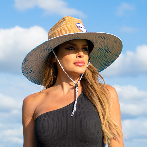 Palms Under Brim Straw Hat|SA-30571-TU