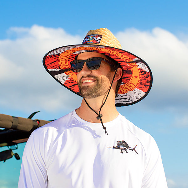 Palms Under Brim Straw Hat|SA-30577-TU