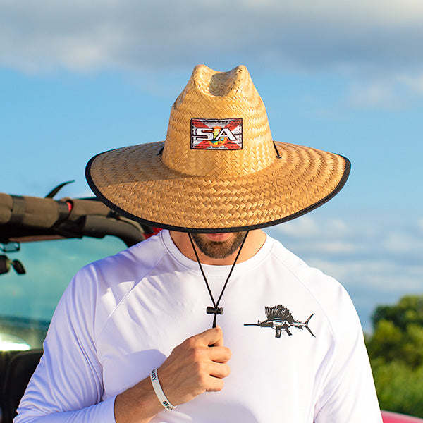 Palms Under Brim Straw Hat|SA-30577-TU