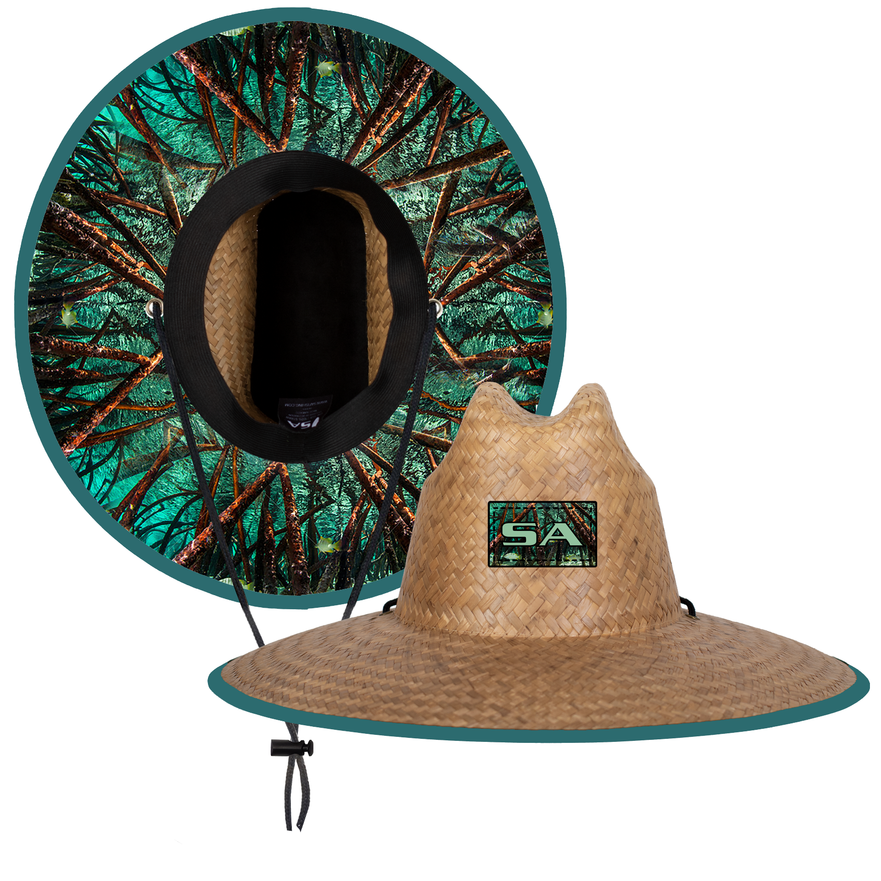 Palms Straw Hat|SA-30649-TU