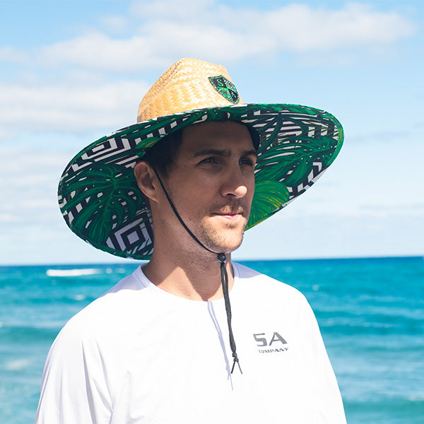 Palms Under Brim Straw Hat|SA-30651-TU
