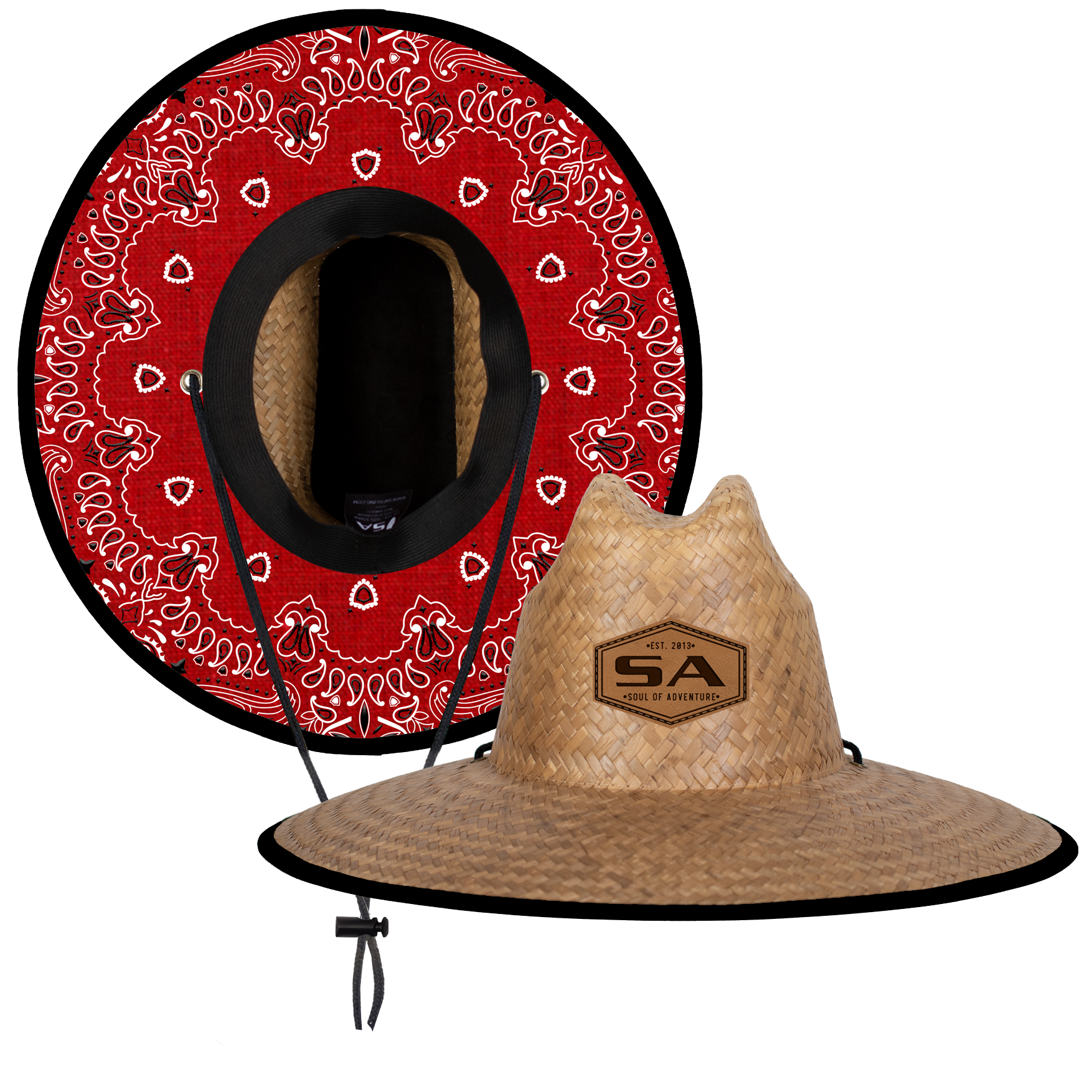 Palms Under Brim Straw Hat|SA-30656-TU