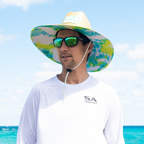 Palms Under Brim Straw Hat|SA-30657-TU