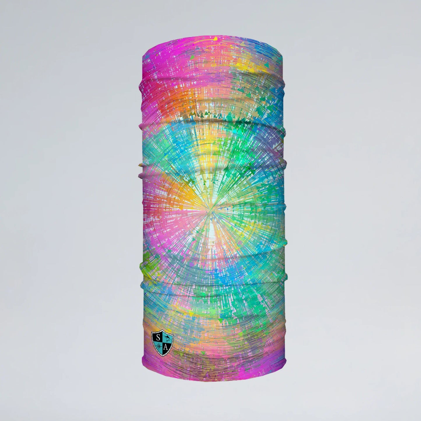 Neck Gaiter | Rainbow Spiral