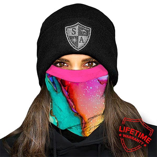 Fleece Face Shield|SA-50687-PNK