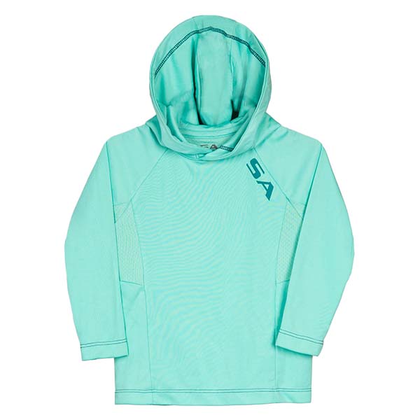 Kids Hooded Performance Long Sleeve Shirt|SA-K20029