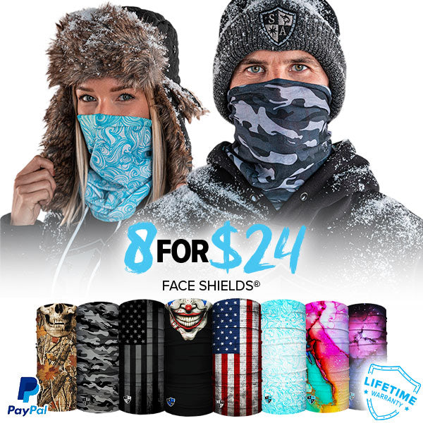 8 FOR $24 FACE SHIELDS™