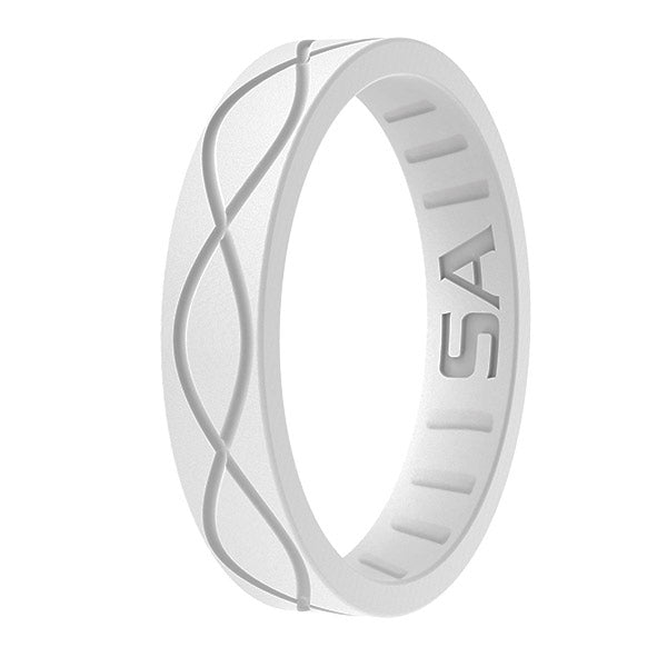 Infinity silicone wedding on sale ring