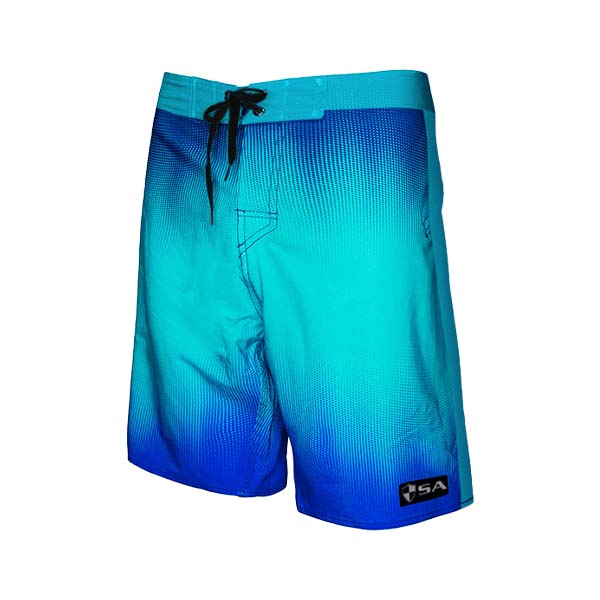 SA Company Board Shorts 2.0 | Waves | Blue | Swim Shorts | Beach Shorts | Size 34