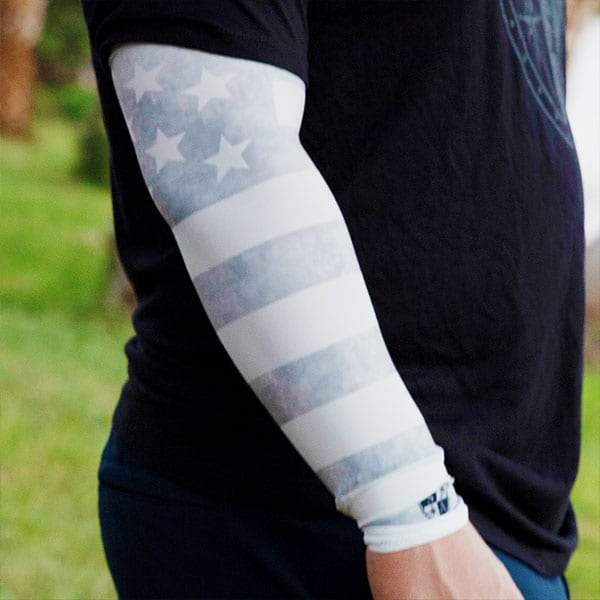 SA Company Single Arm Shield | Whiteout American Flag | Size Large/XL