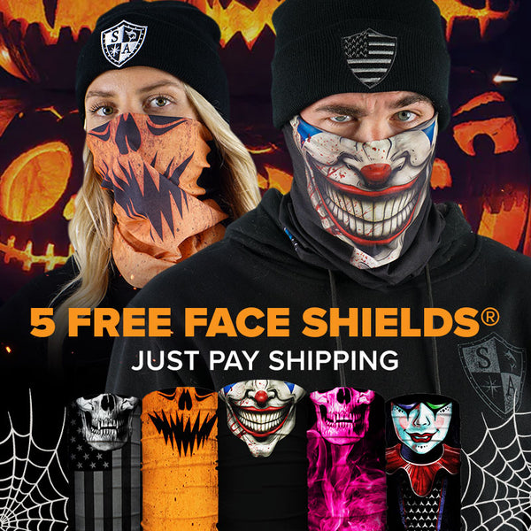 5 FREE FACE SHIELDS