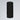 Black fleece neck gaiter on a light gray background