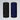Two fleece neck gaiters in black and navy on a light gray background