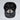 Black cap with mesh back and camouflage front on a light gray background