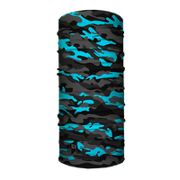 Kids Shields  | Aqua Military Blackout Camo