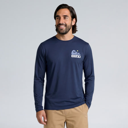Jax Beach UV Long Sleeve | Black Iris – Soul of Adventure