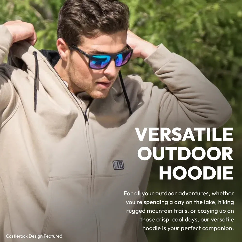 Fintech Heavy Duty Fleece Zip Hoodie