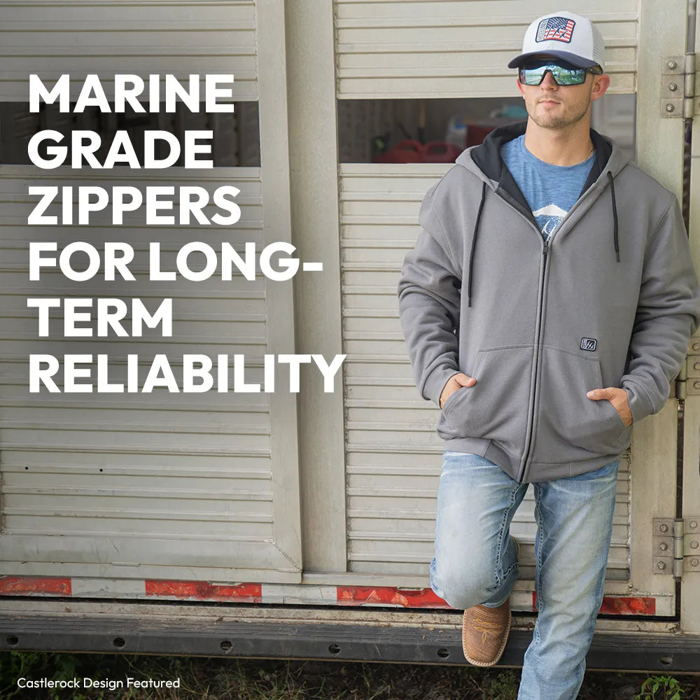 Fintech Heavy Duty Fleece Zip Hoodie