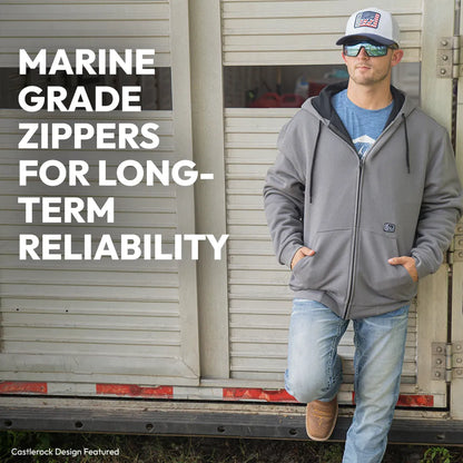 Fintech Heavy Duty Fleece Zip Hoodie