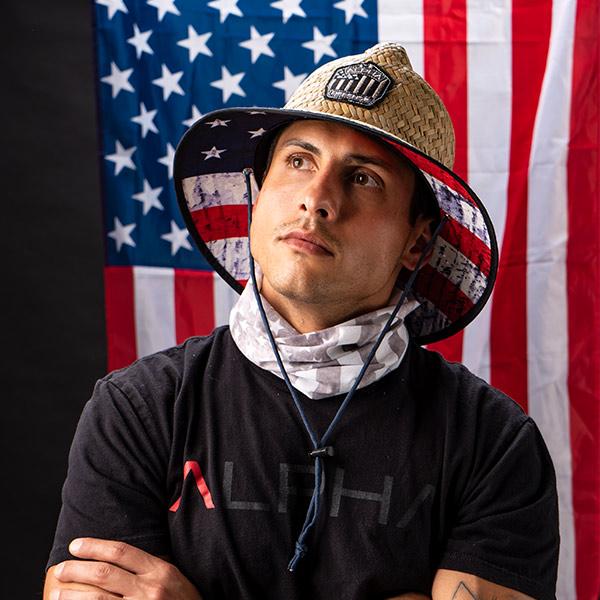 Ladder Straw Hat|DA-F30079