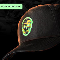 Special Edition Performance Snapback | Skull Orange Military Camo