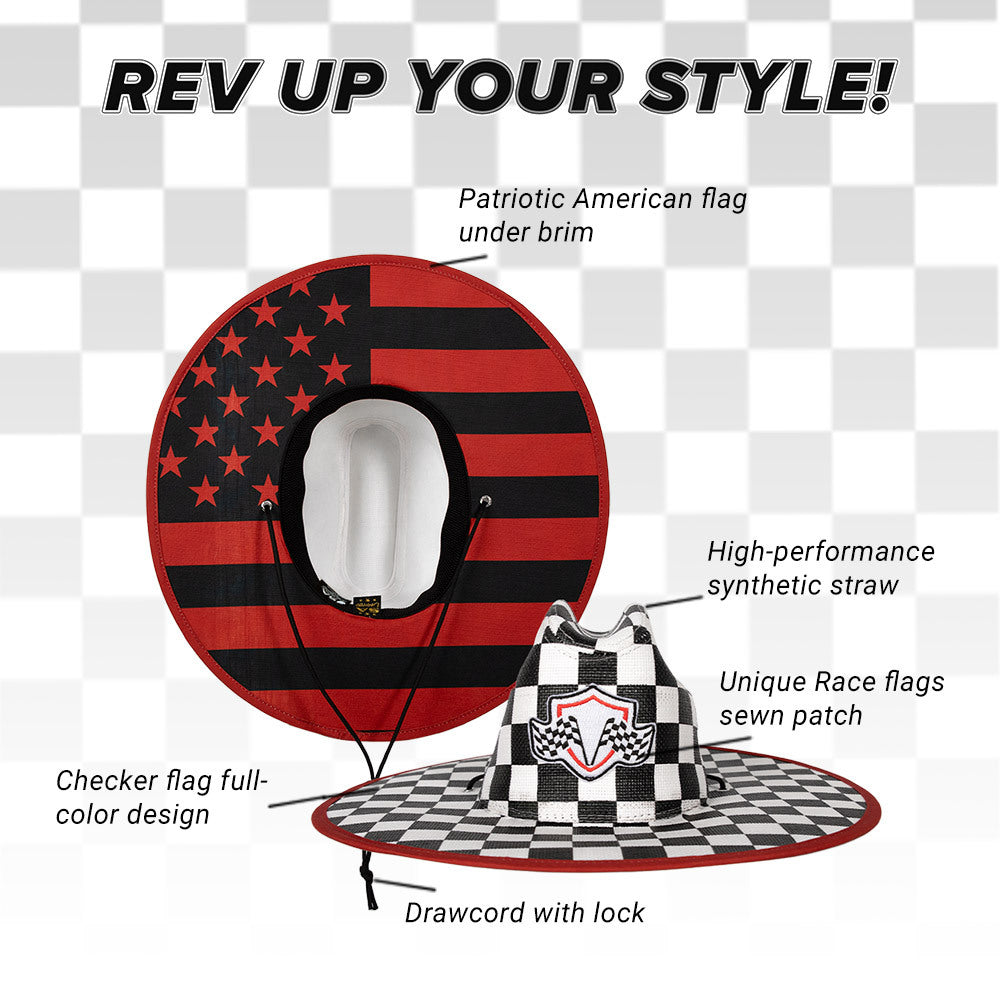 Limited Edition Keys Straw Hat | Race Day