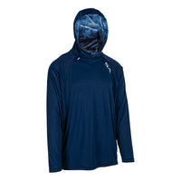 Men's Hooded Performance Long Sleeve Shirt|SA-20638N