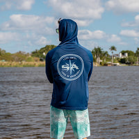 Men's Hooded Performance Long Sleeve Shirt|SA-20638N