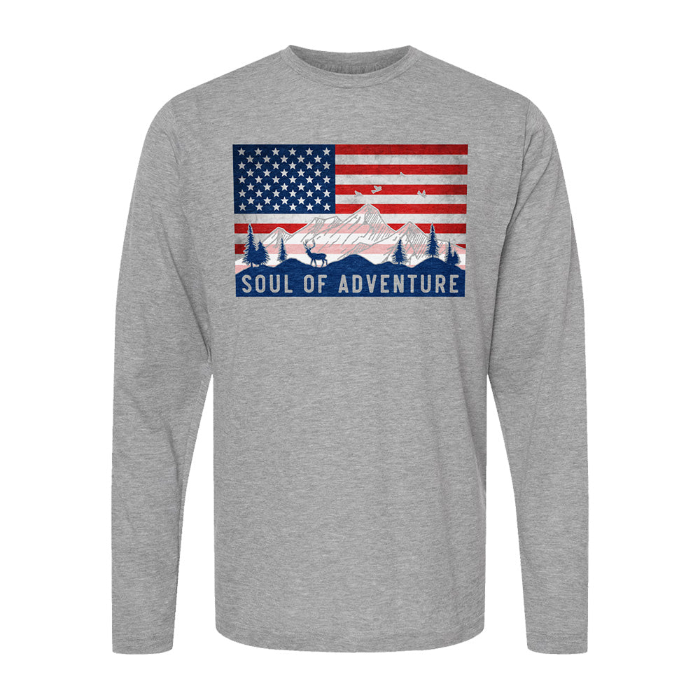 Men's Long Sleeve Graphic Tee Shirt|SA-20650