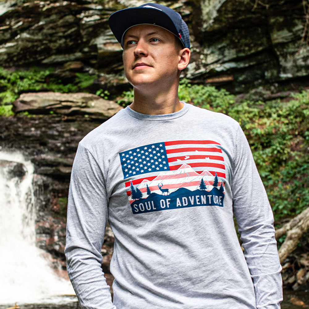 Men's Long Sleeve Graphic Tee Shirt|SA-20650