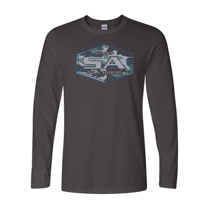 Men's Long Sleeve Graphic Tee Shirt|SA-20652