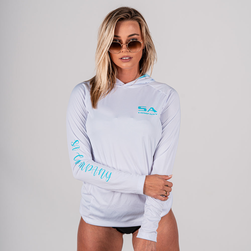 Women's Hooded Performance Long Sleeve Shirt|SA-21053
