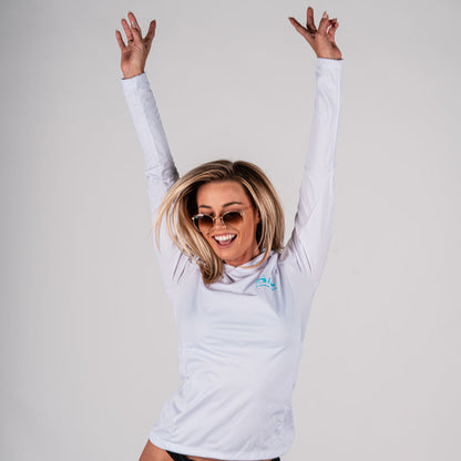 Women's Hooded Performance Long Sleeve Shirt|SA-21053