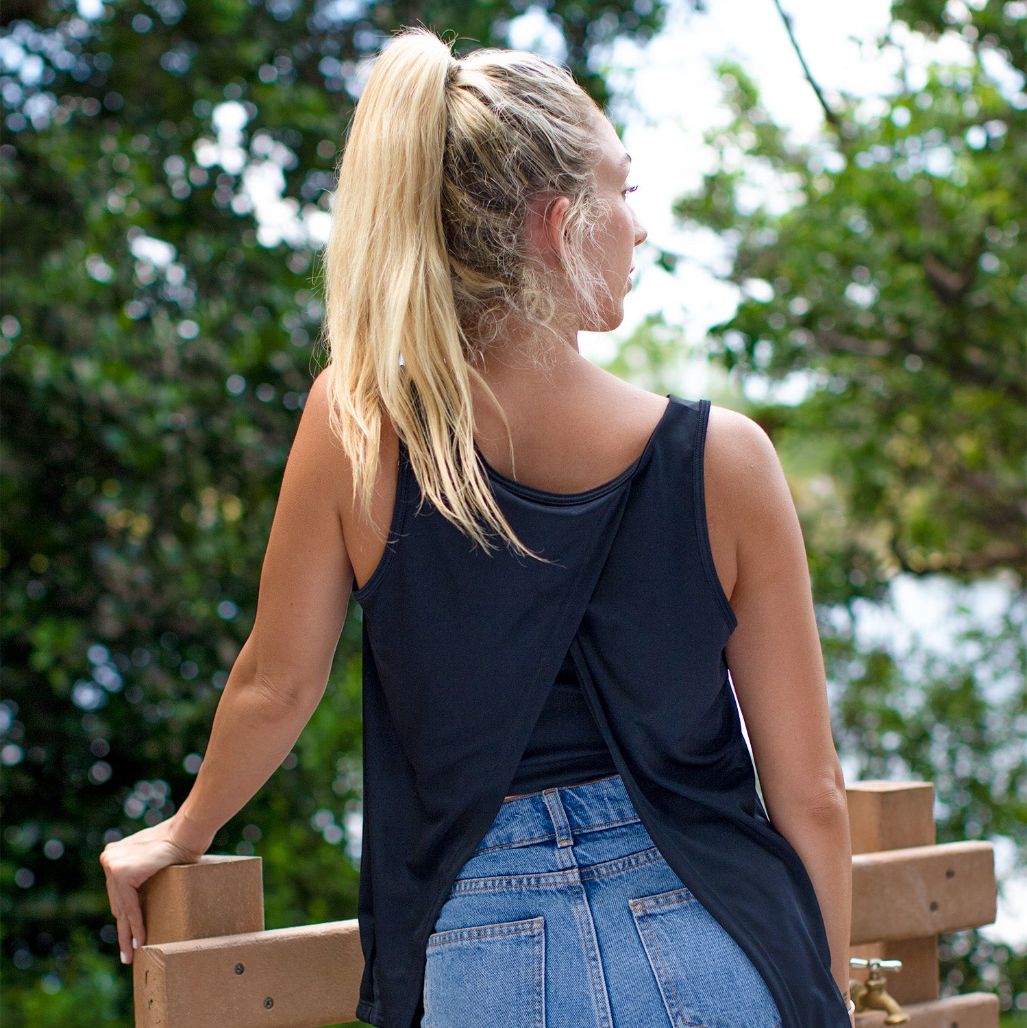Women's Tie Tank Top|SA-21059