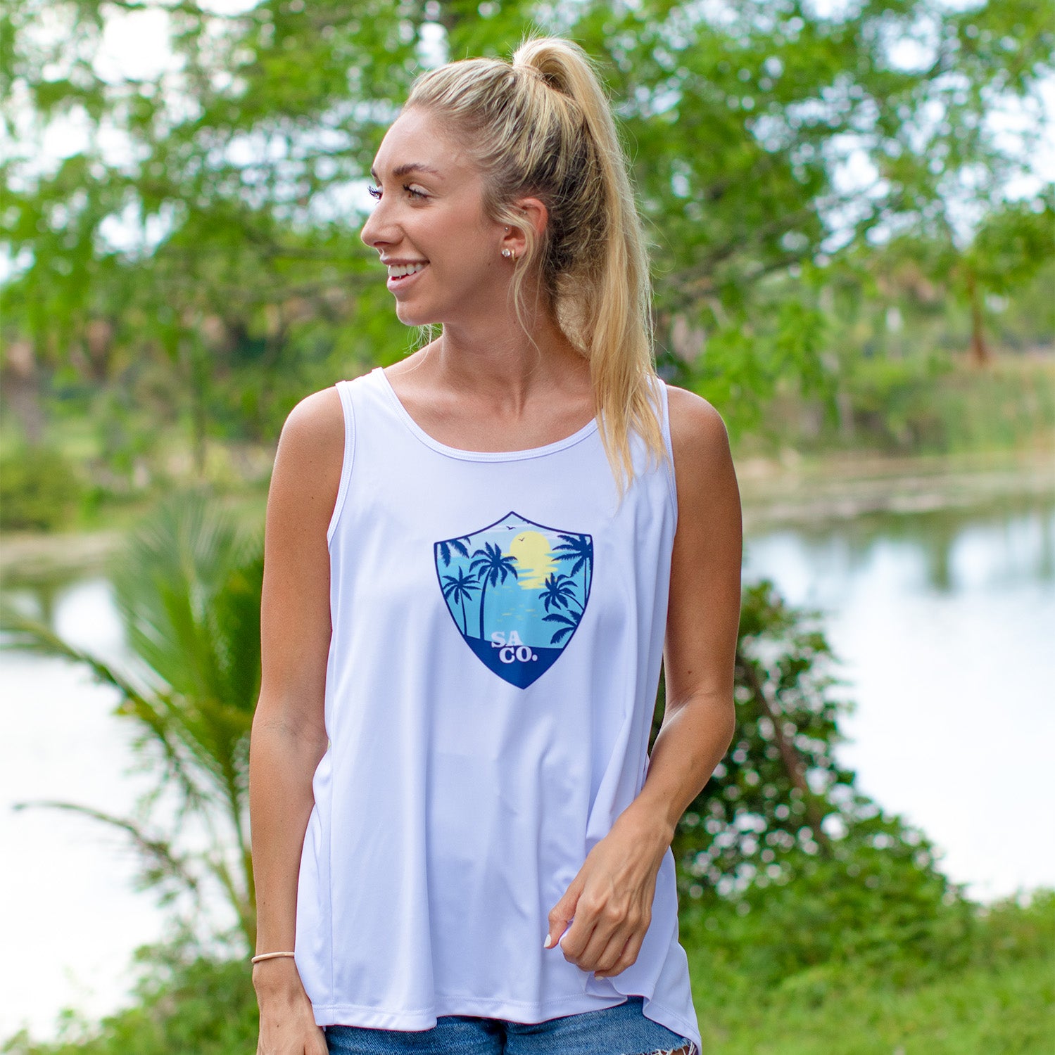 Women's Tie Tank Top|SA-21062