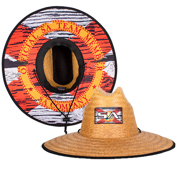 Palms Under Brim Straw Hat|SA-30577-TU