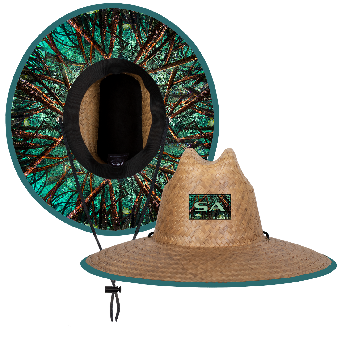 Palms Straw Hat|SA-30649-TU