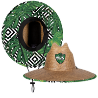 Palms Under Brim Straw Hat|SA-30651-TU