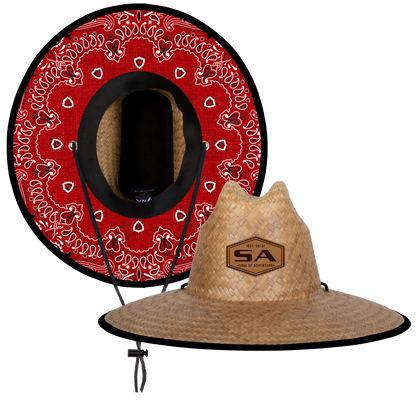 Palms Under Brim Straw Hat|SA-30656-TU
