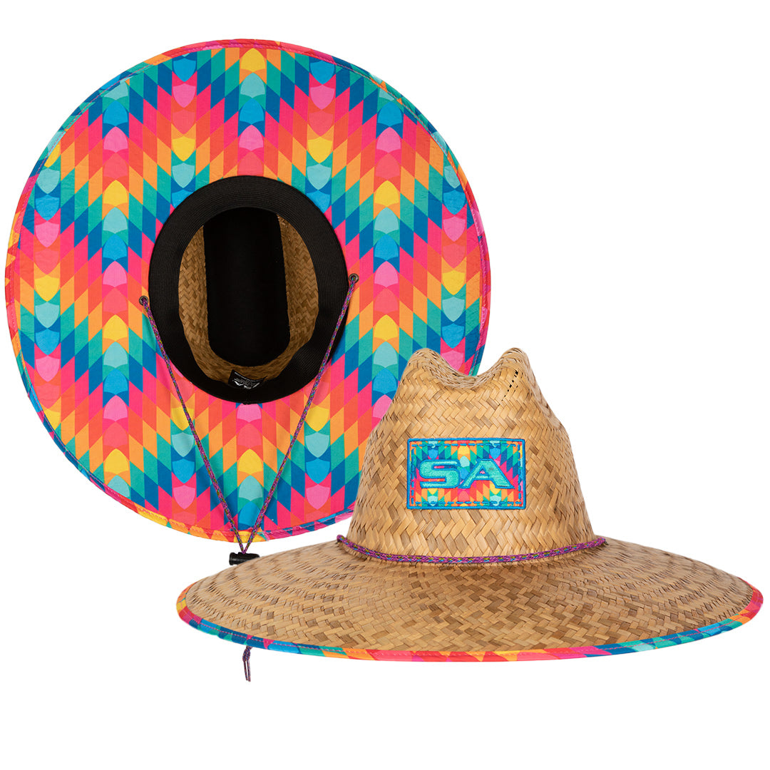 Palms Under Brim Straw Hat|SA-30658-TU
