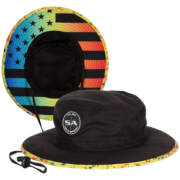 Bucket Hat  Neon Flag 2.0