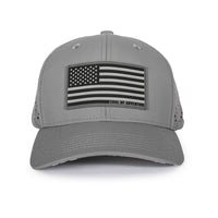 Performance Snapback | SOA Flag | Grey Mili Camo