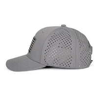 Performance Snapback | SOA Flag | Grey Mili Camo