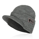 Billed Beanie |  Shield SA | Heather Grey