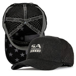 Performance Snapback | Felt Blackout American Flag